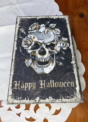 Шкатулка happy halloween декоративна для зберігання 10