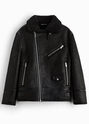 Дублянка чоловіча zara чорна розмір l-xl