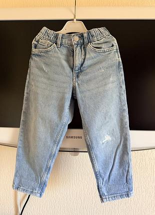 Джинси для хлопчиків h&m блакитні на 4 роки