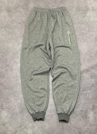 Сірі флісові спортивні штани / джогери (grey fleece sweatpants / joggers)