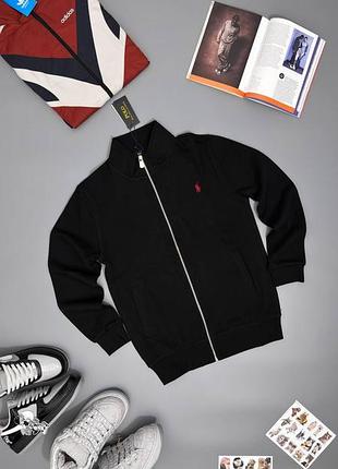 Кардиган polo ralph lauren full zip стойка, черный