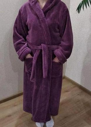 Теплый, женский халат.