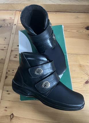 Чорне анатомічне взуття gemini schuhe, 40-41 (7)