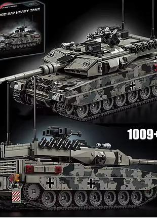 Военный конструктор немецкий танк леопард leopard 2а7 в коробке 1009 деталей art4198