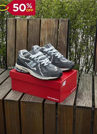 Кросівки new balance 1906d нью баланс 1906д сірі з натуральної замші для чоловіків.