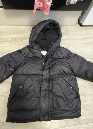 Куртка дитяча zara чорна 110