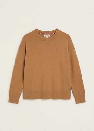 Женский шерстяной свитер шерсть из альпаки бежевый Tommy hilfiger брендовый классический