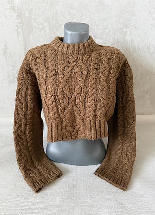 Свитер укороченный размер m zara