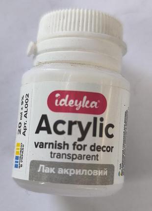 Лак акриловый глянцевый для декора