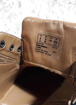 Кожаные туфли clarks, 42 размер 7