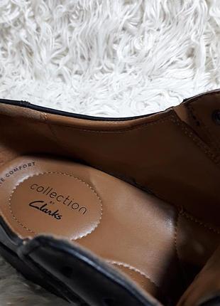 Кожаные туфли clarks, 42 размер 8