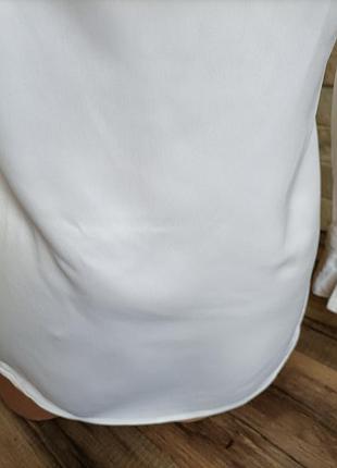 Белая блуза m zara 6