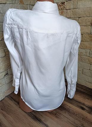 Белая блуза m zara 2