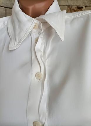 Белая блуза m zara 3