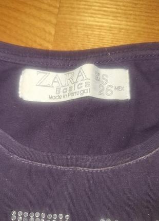 Лонгслив со стразами zara.размер s 3