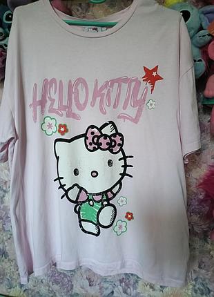 Hello kitty футболка батал