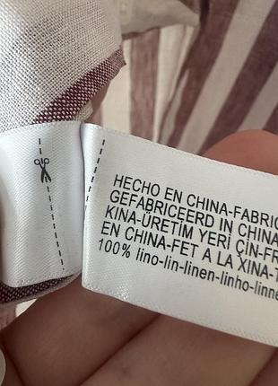 Сорочка 100% льон massimo dutti, l розмір 5