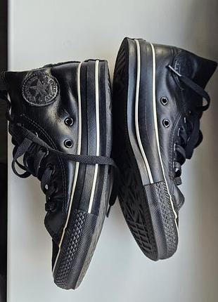 Шкіряні високі кеди converse all star chuck taylor (оригінал, eur 36 / 22.5 см)