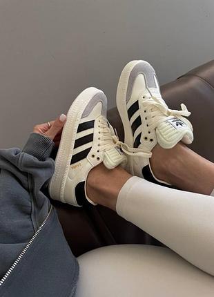 Кроссовки adidas samba xlg white / black 3