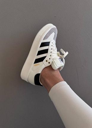Кроссовки adidas samba xlg white / black 5