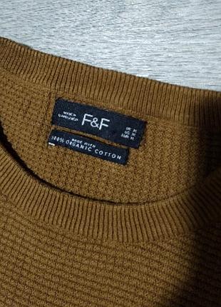 Мужской свитер f&f , размер xl . 2