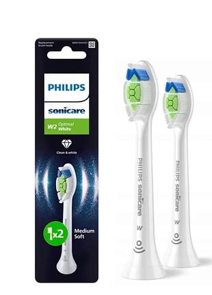 Змінна насадка philips sonicare optimal white / w2