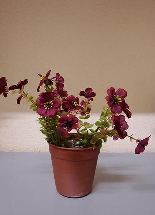 🍂 осенняя композиция ручной работы – бордовые и желтые цветы 🌼