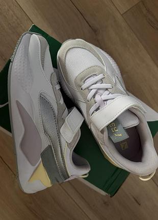 Кросівки для дівчинки puma білі, розмір 34, довжина устілки 20,5 см