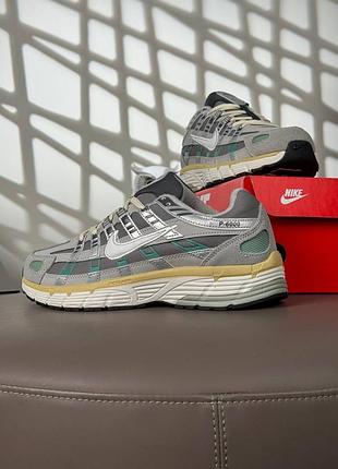 Водонепроникні кросівки nike p-6000 gtx grey white mint