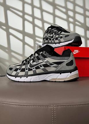 Водонепроникні кросівки nike p-6000 gtx black grey