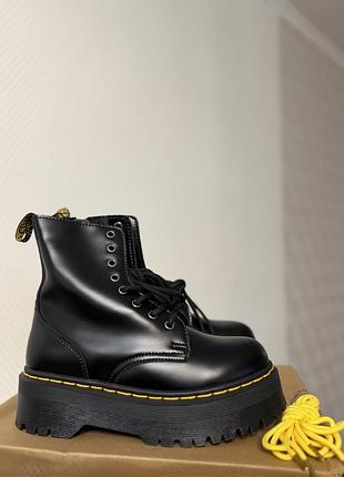 Чоботи жіночі dr. martens jadon black чорні, розмір 38, довжина устілки 23-24 см