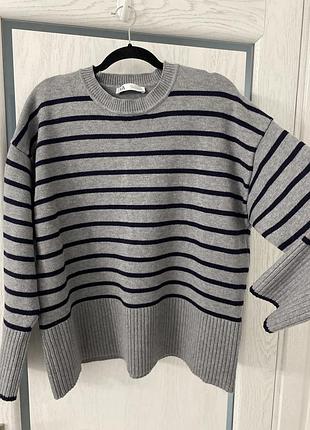 Теплий модний щільний джемпер 50-52 р zara