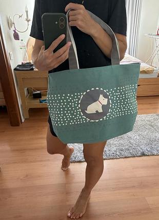 Сумка- шопер radley 💚💙🌺 8