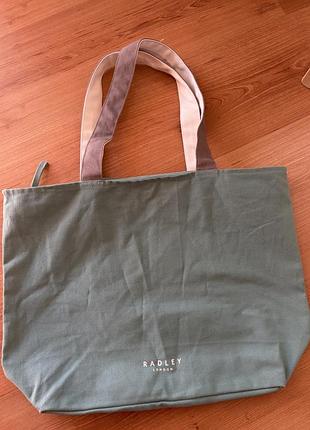 Сумка- шопер radley 💚💙🌺 5