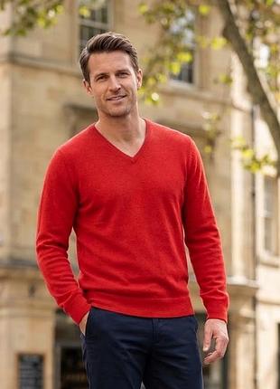 Мужской джемпер m&amp;s man с v-образным вырезом р. xl