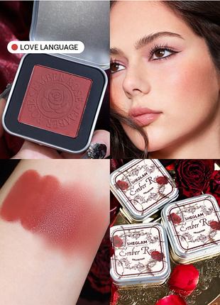 Кремові рум'яна для обличчя sheglam ember rose eternal flame cream blush - love language (6298)
