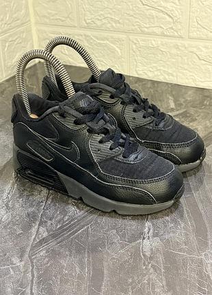 Кросівки дитячі nike air max 90 mesh (ps) чорні