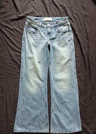 Широкі джинси hollister wide leg / baggy (оригінал)