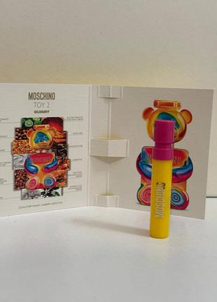 ❤️moschino toy 2 gummy, пробник, оригінал