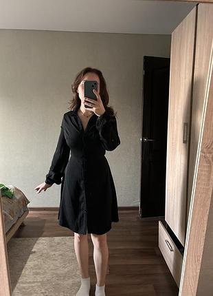 Коротка чорна сукня new look xs-s