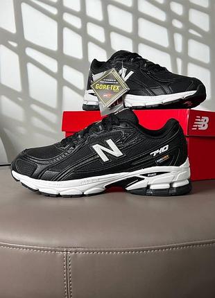 Водонепроникні кросівки new balance 740 cordura gtx black white