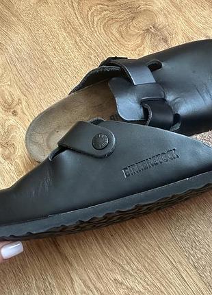 Шльопанці  birkenstock чорні 6