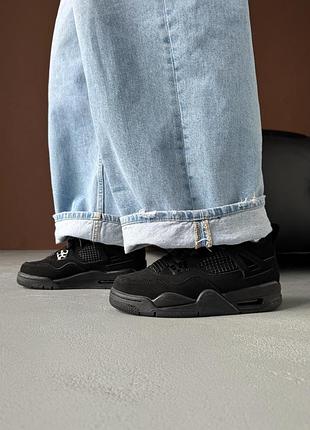 Чоловічі кросівки nike air jordan 4 black cat