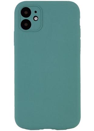 Чехол silk full camera protective (aa) no logo для apple iphone 12 (6.1") зеленый / pine green