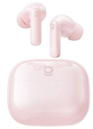 Беспроводные tws наушники baseus bass bp1 anc+enc (a00107) baby pink
