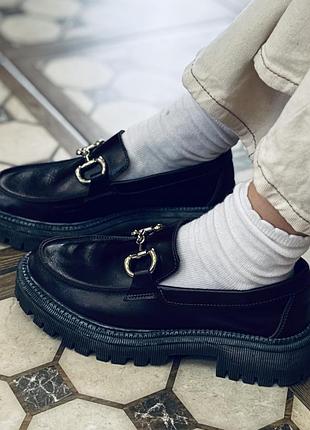 Туфлі лофери h&m розміру 41-41.5 (26.5 см устілка)