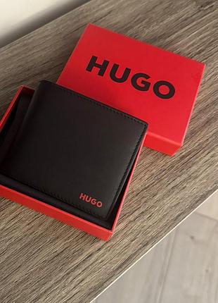 Гаманець шкіряний hugo оригінал