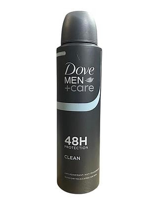 Антиперспірант dove чоловічий clean аерозоль 150 мл 9107