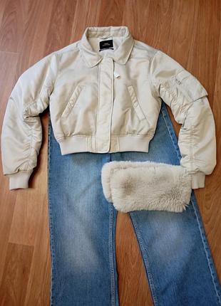 Куртка бомбер женский, укороченный рxs/ s/m  urban outfitters