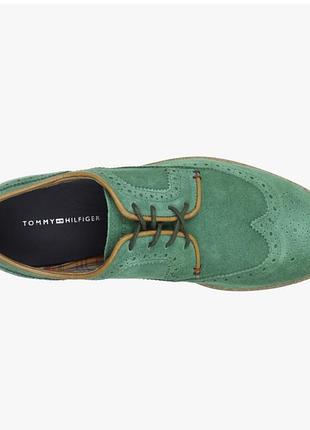 Замшевые туфли броги tommy hilfiger 5